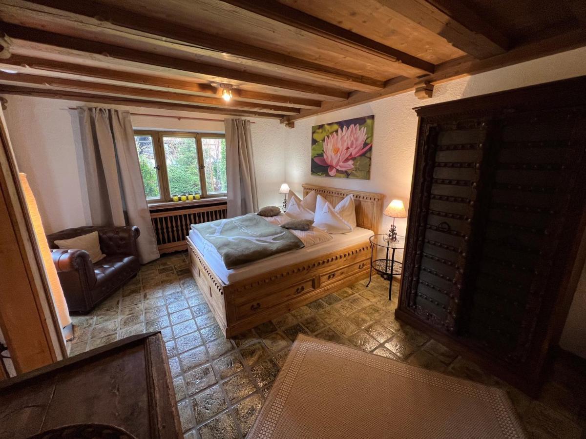 Alpen Suite Tegernsee - Grosse Sonnenterasse Und Idyllischer Garten Bad Wiessee Exterior foto